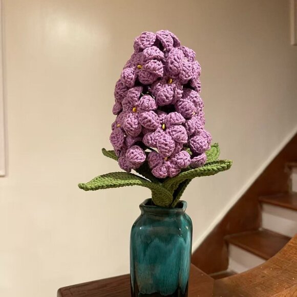 Handmade Crochet Hyacinth Flower - Picture 3 of 5